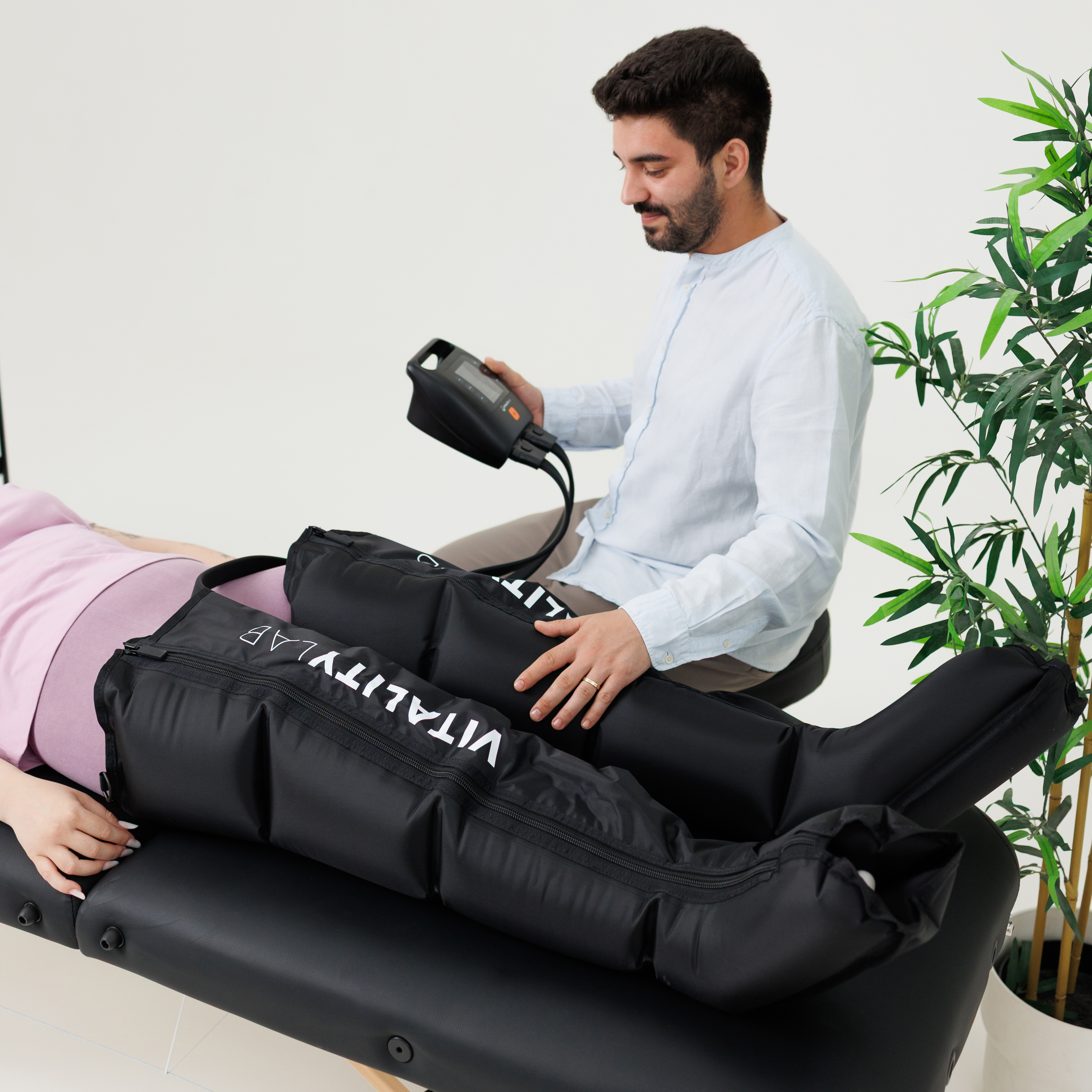 Aparat masaj picioare Ultra Pulse Durere Recuperare Inflamatie