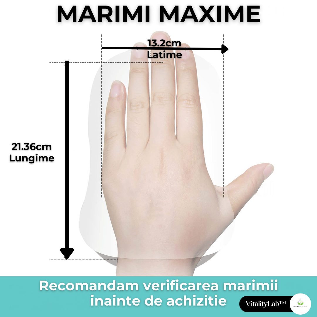 Aparat masaj maini Wireless Grip Vitality Lab, presopunctura si reflexoterapie maini, masaj terapeutic cu incalzire, 3 programe masaj, 3 niveluri intensitate masaj, artrita, dureri articulare, relaxare, artroza mainii