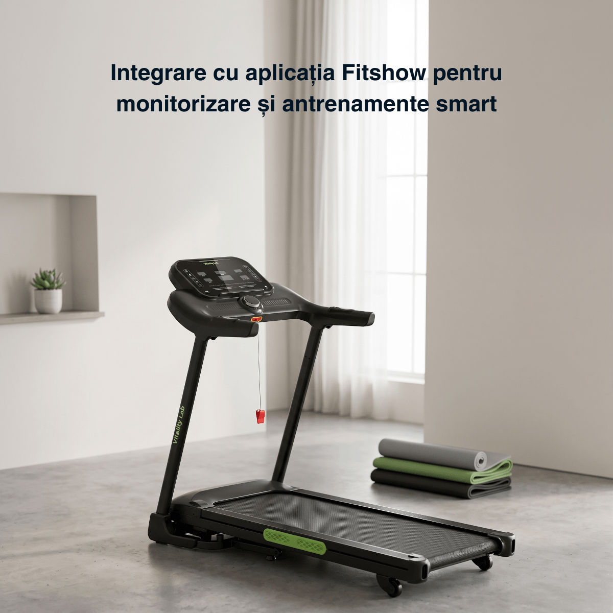 Banda alergare integrare aplicatie Air Sprint Pro Vitality Lab