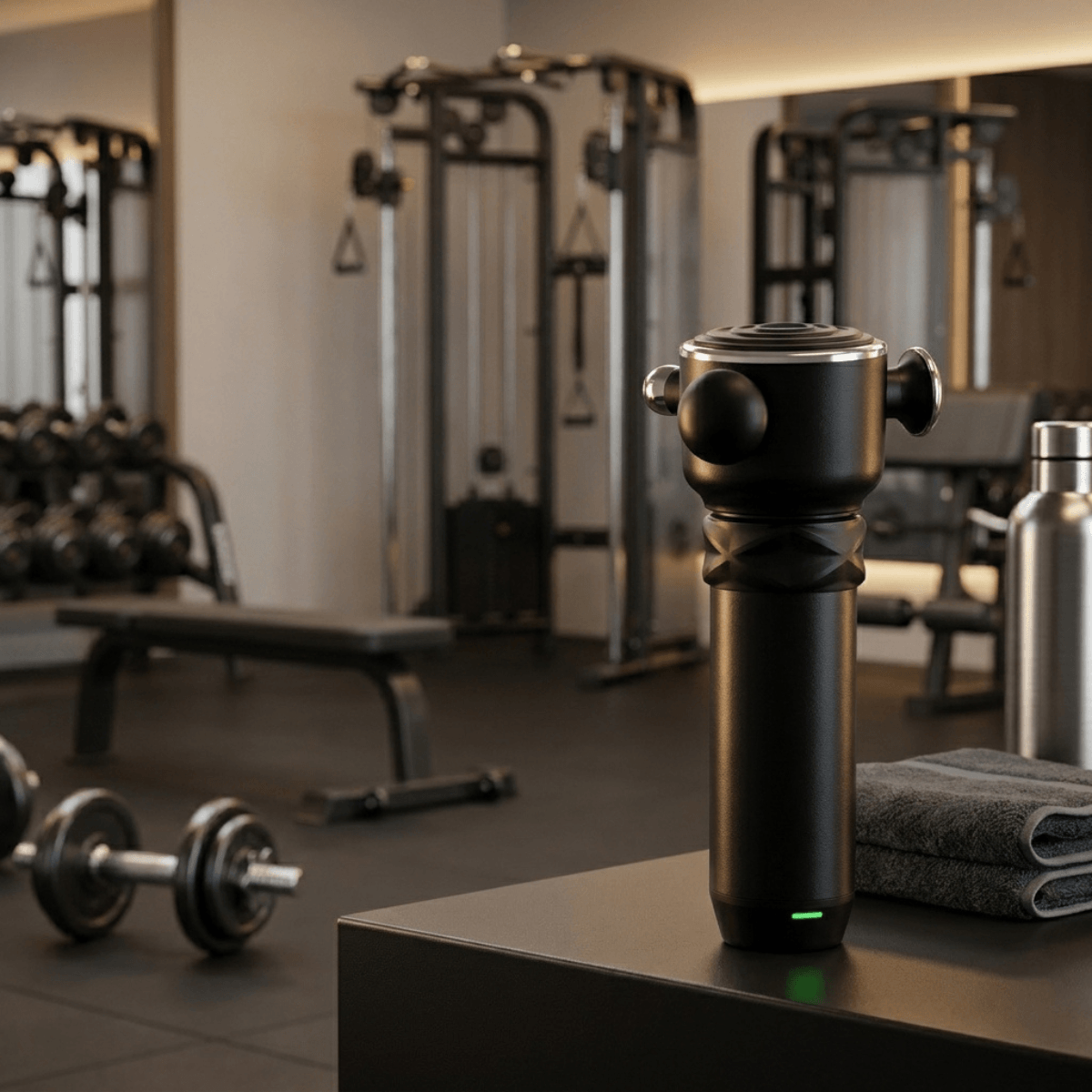 Pistol de masaj Percussion Pro Vitality Lab, pistol masaj muscular, aparat masaj prin percutie, percutii de inalta frecventa, 5 viteze 5500-7000 rpm, amplitudine 3mm, forta 14 kg, motor brushless, baterie 2900 mAh, masaj relaxare si recuperare musculara