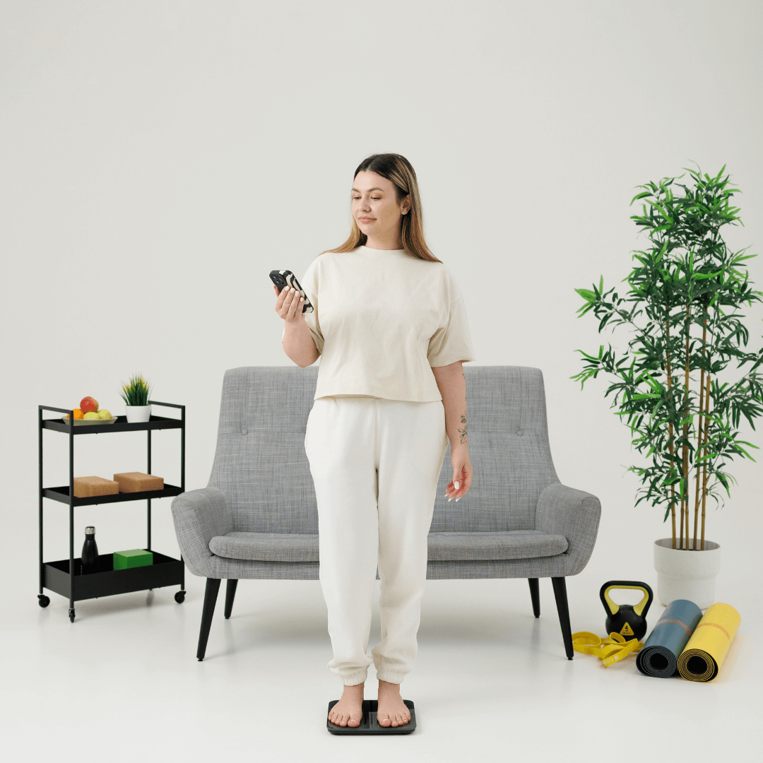 Cântar corporal inteligent Vitality Lab Smart, 14 indici corporali, 4 senzori analiză, calculator indice masă corporală, raport evoluție utilizator, număr de utilizatori nelimitat, integrare iOS/Android