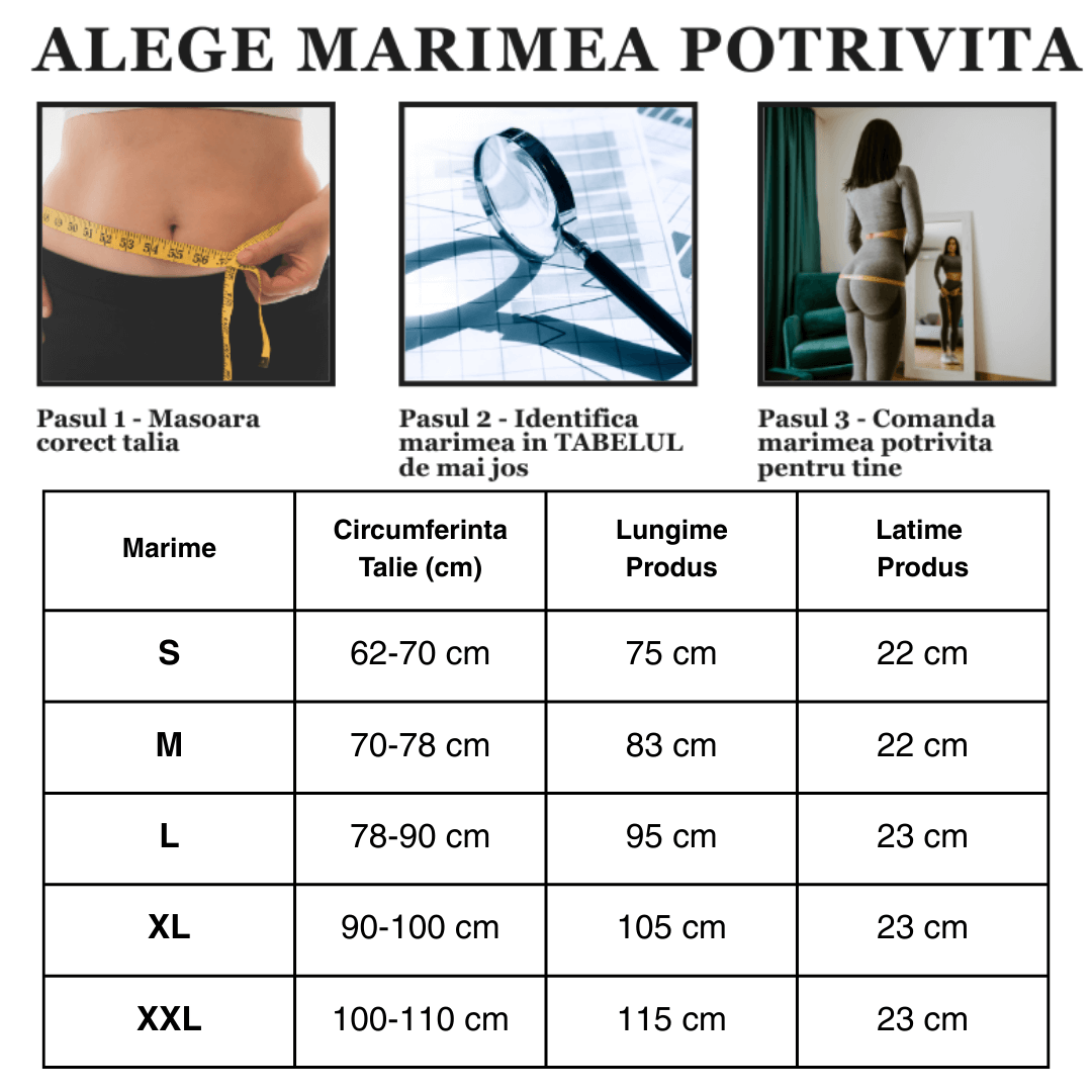Centură de slăbit Vitality Lab, tip corset, refacere postnatală , suport lombar, compresie dublă , talie și abdomen, neopren, modelare, corector postură, mov