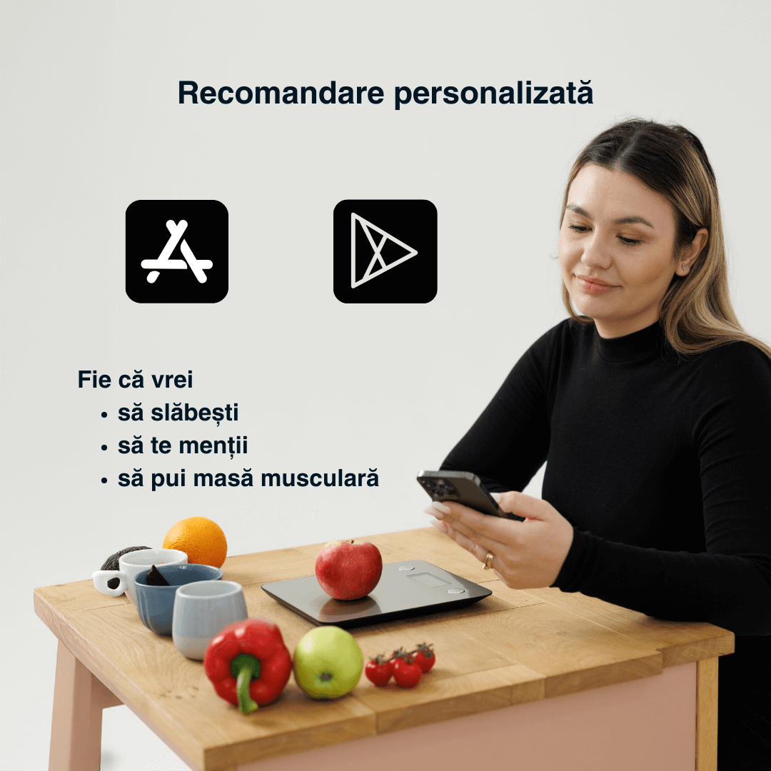 Cântar de bucătărie inteligent Vitality Lab Diet Pal, 24 indici nutriționali mâncare, calculator calorii, proteine, grăsimi, carbohidrați, colesterol, calcul calorii zilnic, aplicație iOS/Android, integrare Apple Health & Fitbit, alimentație sănătoasă
