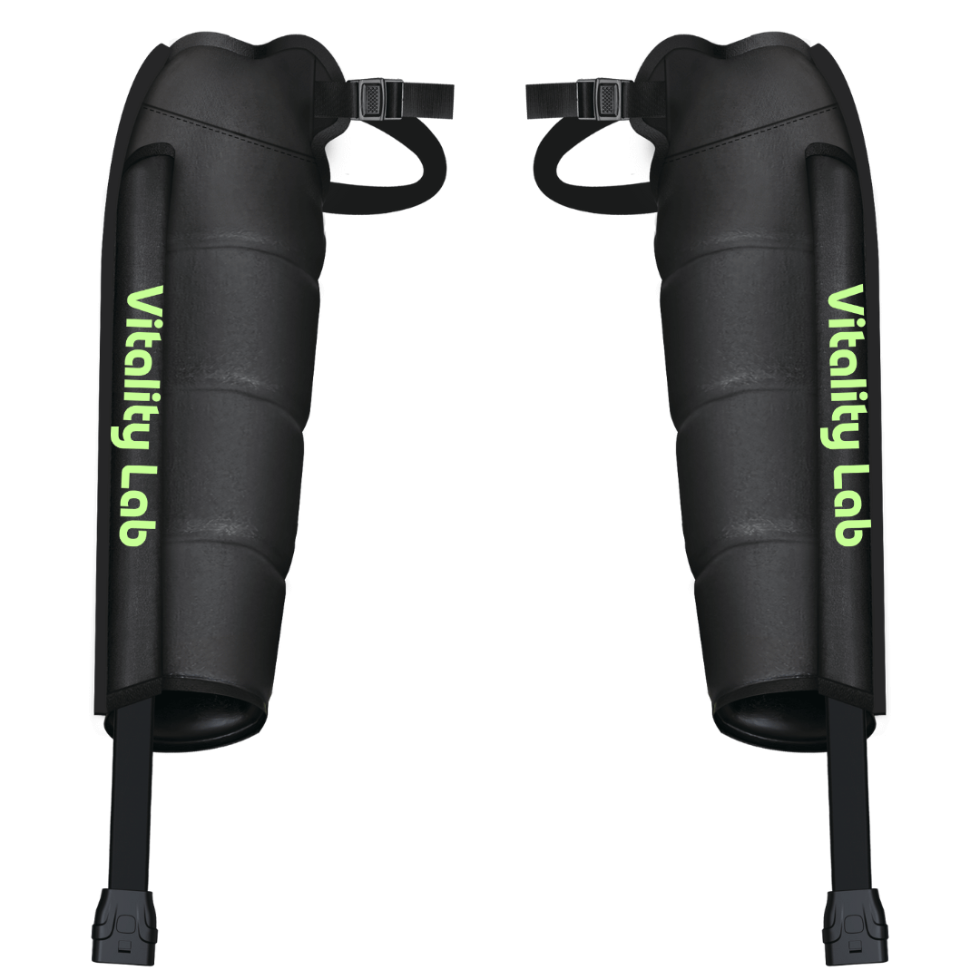 Manșoane brațe Vitality Lab Ultra Pulse Arm Max, Set 2 manșoane cu 4 camere de compresie, mulți -intensitate, wireless (fără controller)