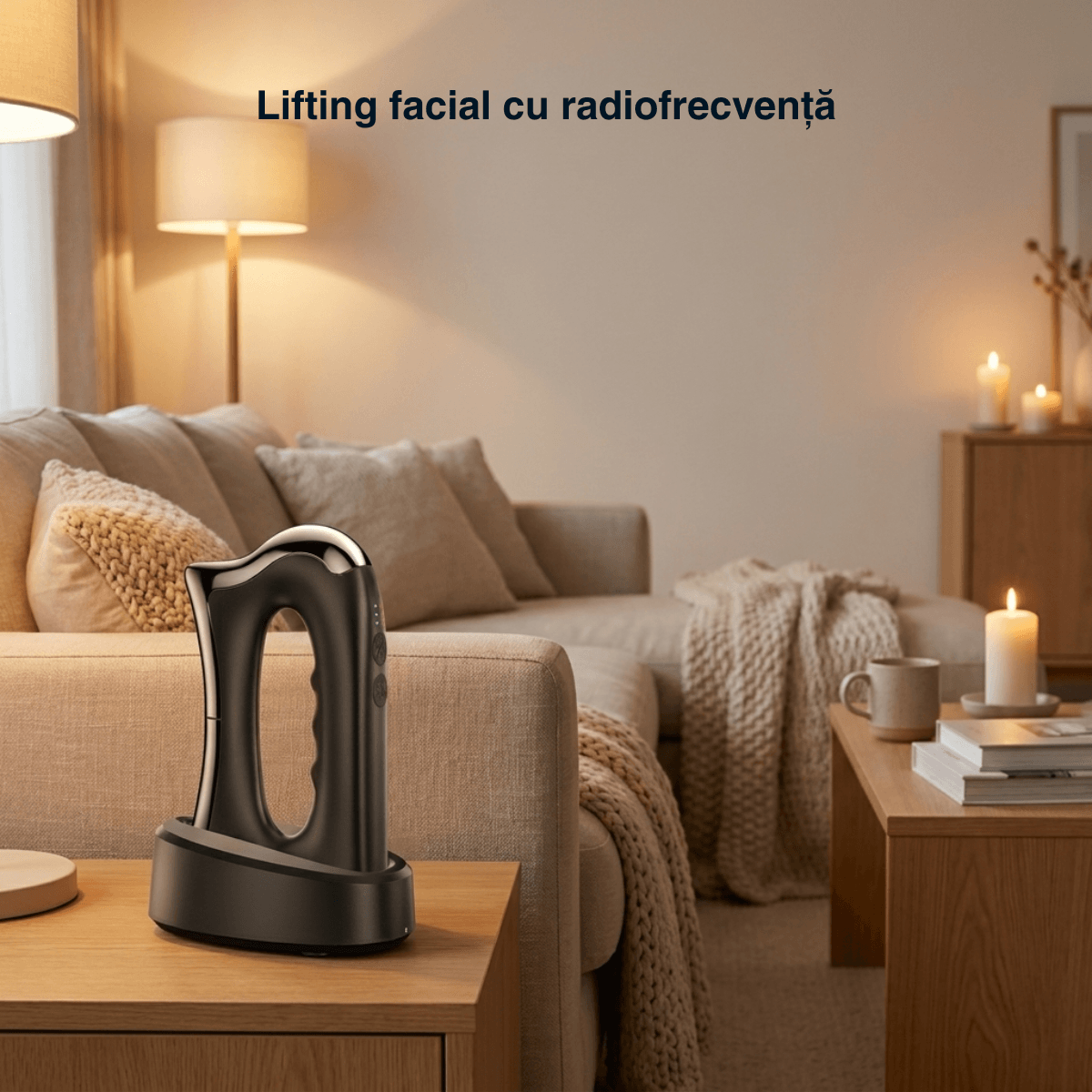Aparat de masaj Gua Sha Sculpt Blade Vitality Lab, masaj gua sha electric, microcurenti EMS, incalzire 40/45/50°C, vibratii frecventa inalta, 3 niveluri intensitate, RF mode, EMS shaping, lifting facial, pentru corp, gat, umeri, spate, brate si picioare