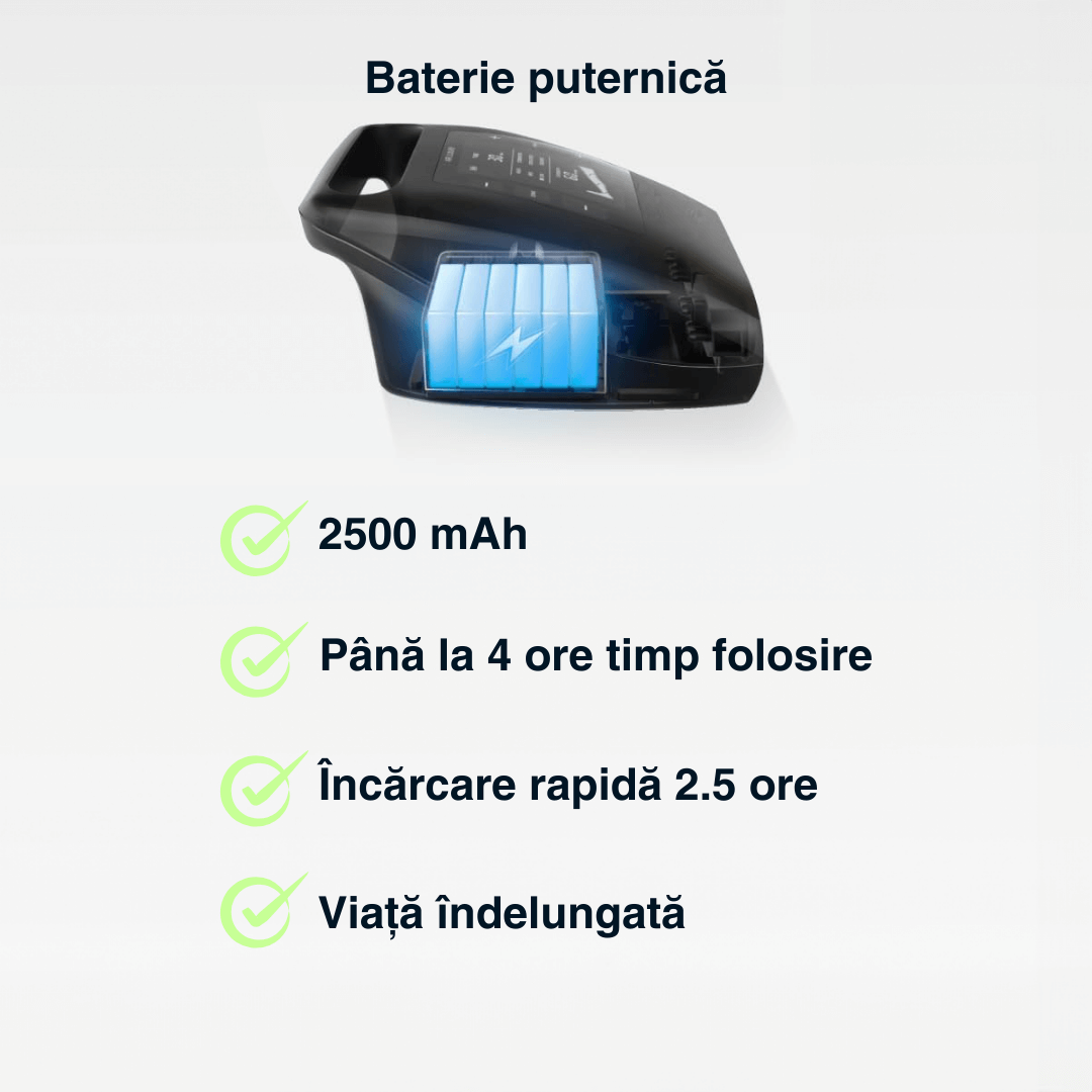 Aparat masaj brațe wireless Ultra Pulse Arm Max Vitality Lab – 2 manșoane cu 4 camere, 12 niveluri, presiune mare, drenaj limfatic, refacere musculară