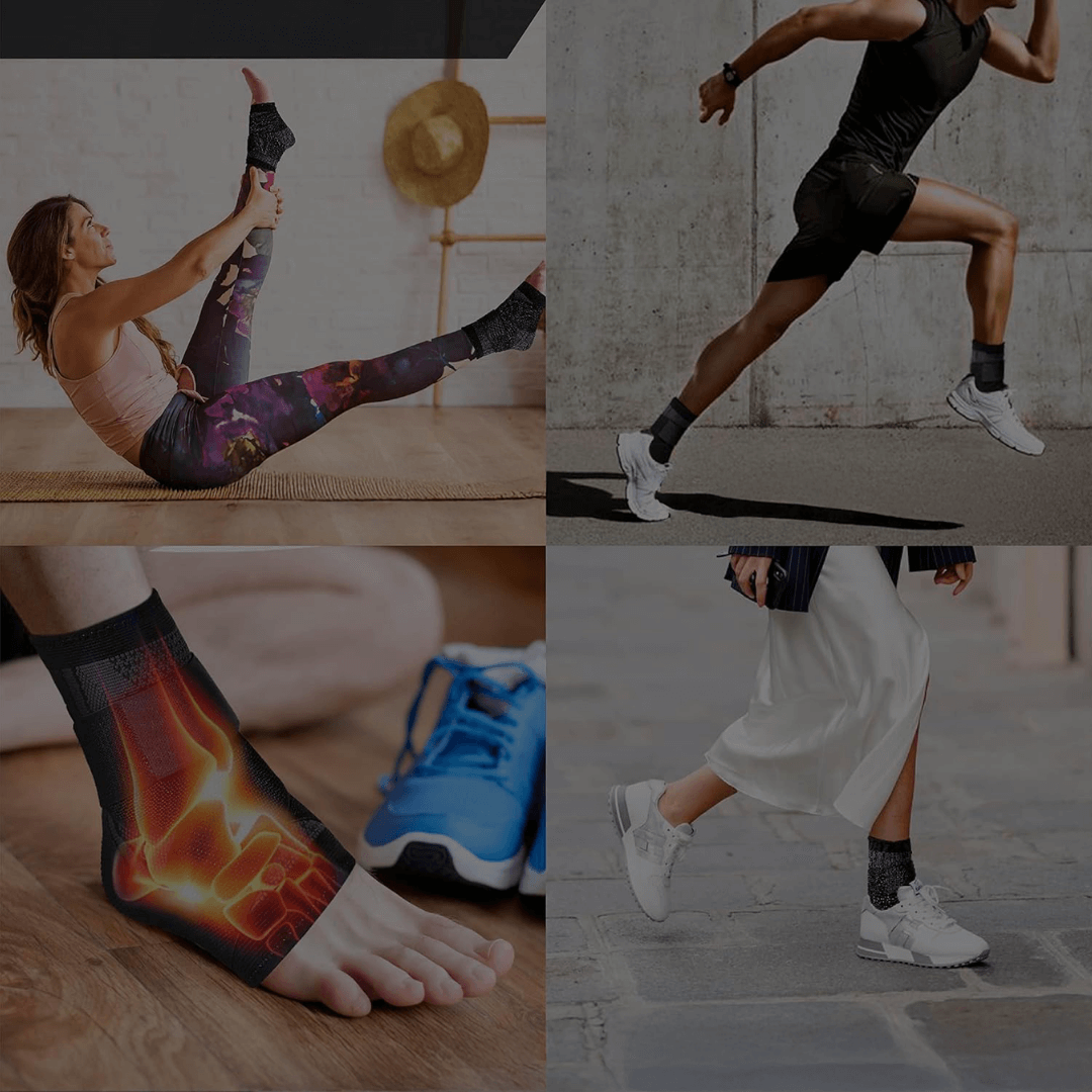 Gleznieră Vitality Lab, tratament entorsă glezna, luxație, prevenție tendinită, ameliorare artrită, bursita, compresie glezna, mărime universală